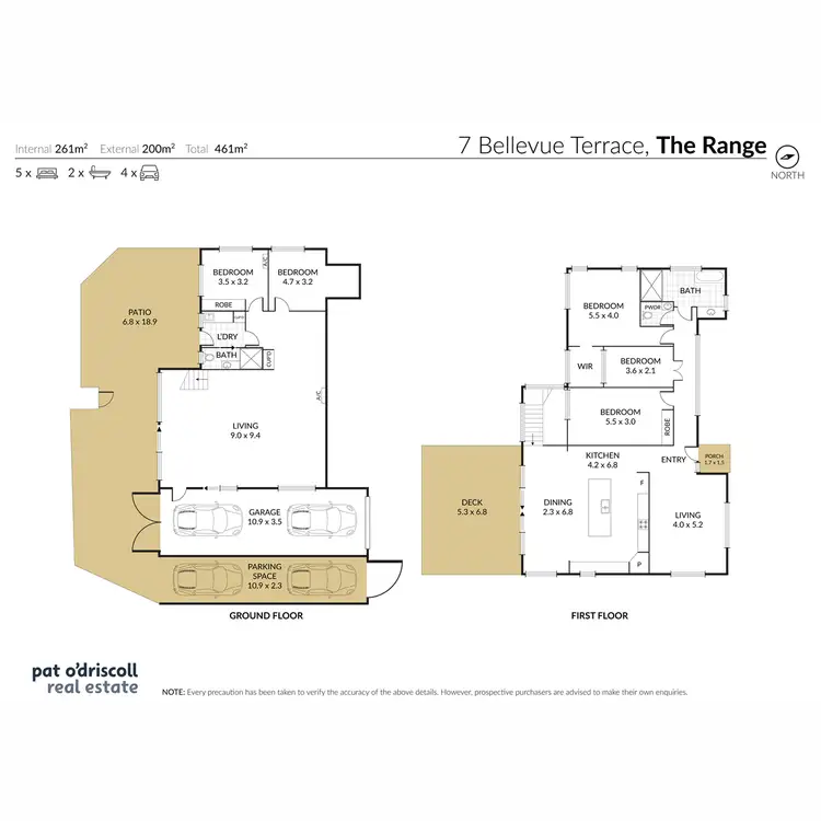 Floorplan of Homely house listing, 7 Bellevue Terrace, The Range QLD 4700