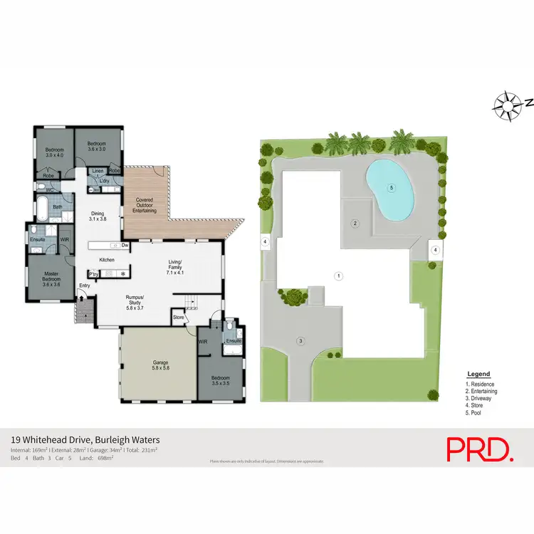 Floorplan of Homely house listing, 19 Whitehead Drive, Burleigh Waters QLD 4220