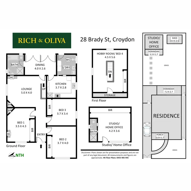 Floorplan of Homely house listing, 28 Brady Street, Croydon NSW 2132