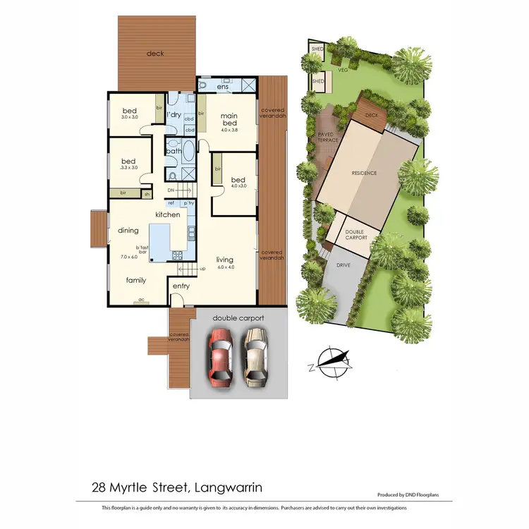 Floorplan of Homely house listing, 28 Myrtle Street, Langwarrin VIC 3910