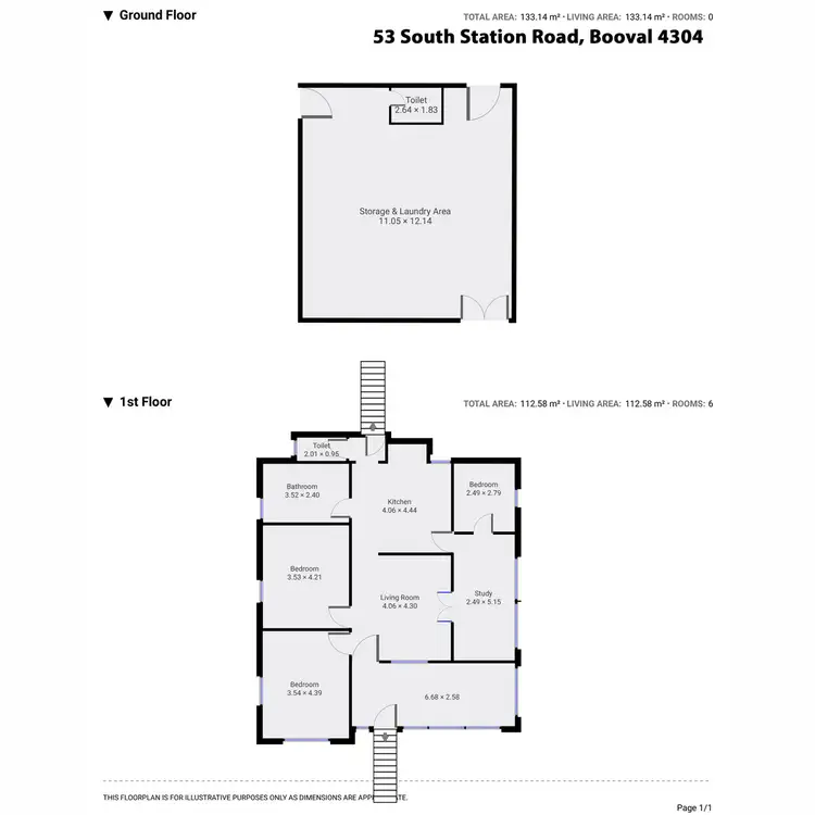 Floorplan of Homely house listing, 53 South Station Road, Booval QLD 4304