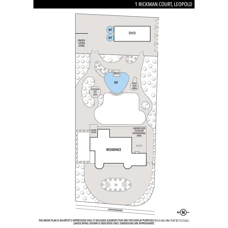 Floorplan of Homely house listing, 1-5 Rickman Court, Leopold VIC 3224