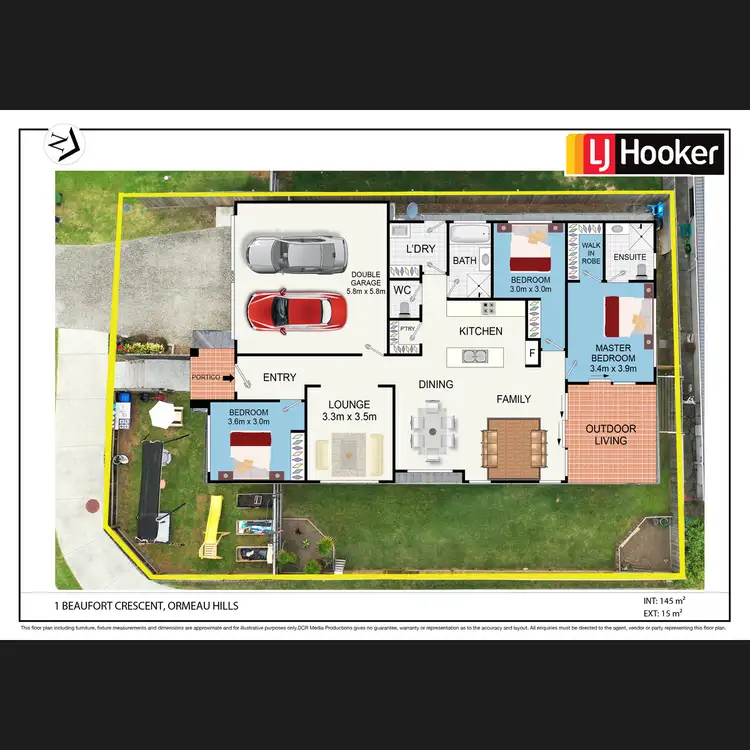 Floorplan of Homely house listing, 1 Beaufort Crescent, Ormeau Hills QLD 4208