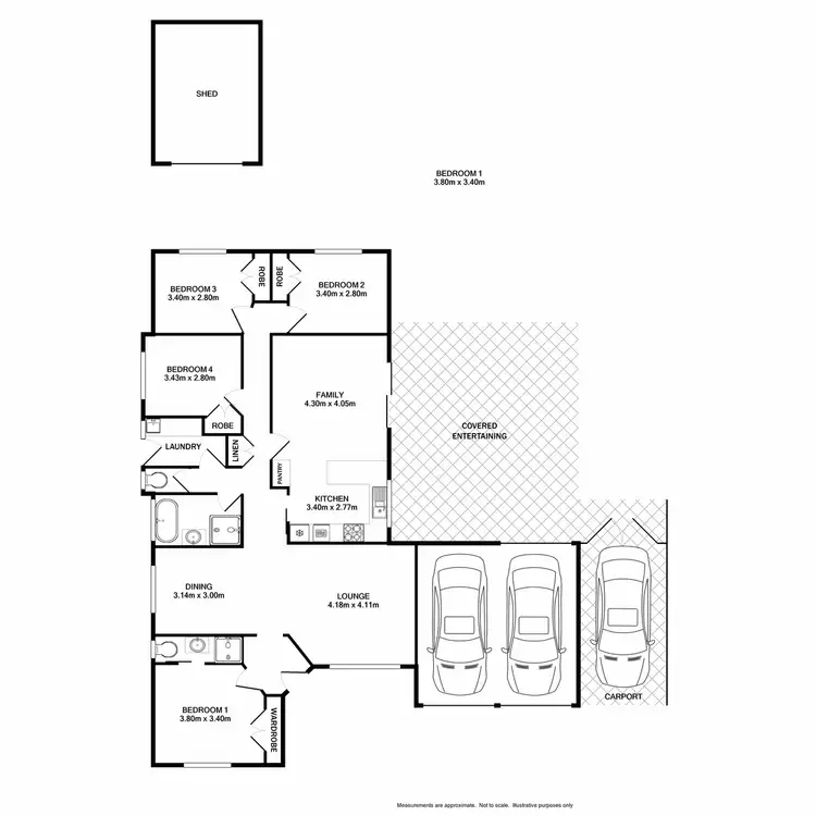 Floorplan of Homely house listing, 8 Staples Place, Glenmore Park NSW 2745