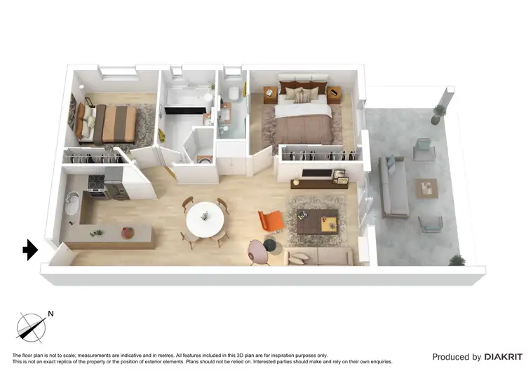 Floorplan of Homely unit listing, 3/25 Gamelin Crescent, Stafford QLD 4053