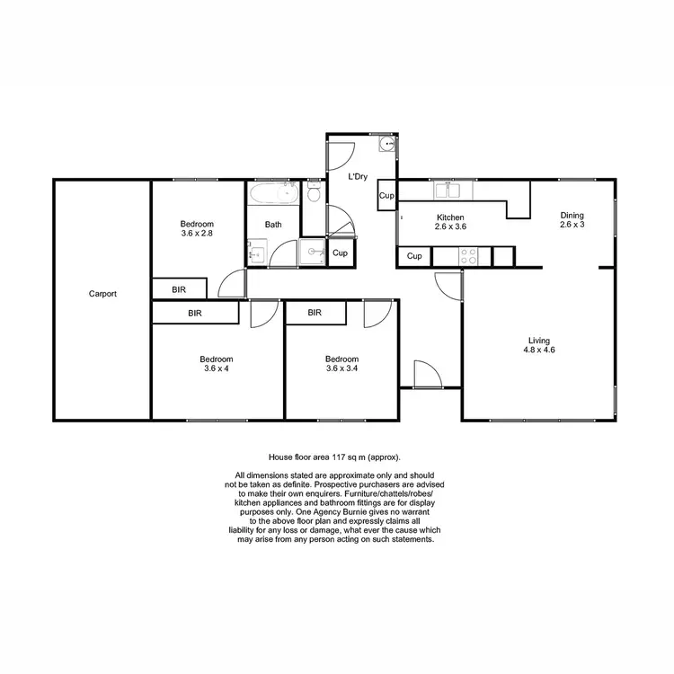 Floorplan of Homely house listing, 35 Futuna Avenue, Park Grove TAS 7320