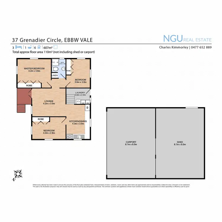 Floorplan of Homely house listing, 37 Grenadier Circle, Ebbw Vale QLD 4304
