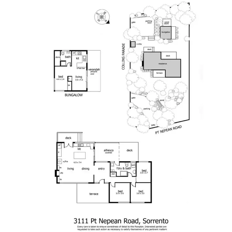 Floorplan of Homely house listing, 3111 Pt Nepean Rd., Sorrento VIC 3943