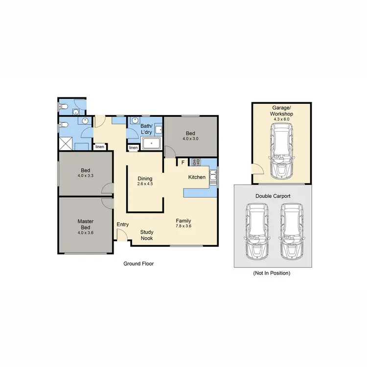 Floorplan of Homely house listing, 43 Woyna Avenue, Capel Sound VIC 3940