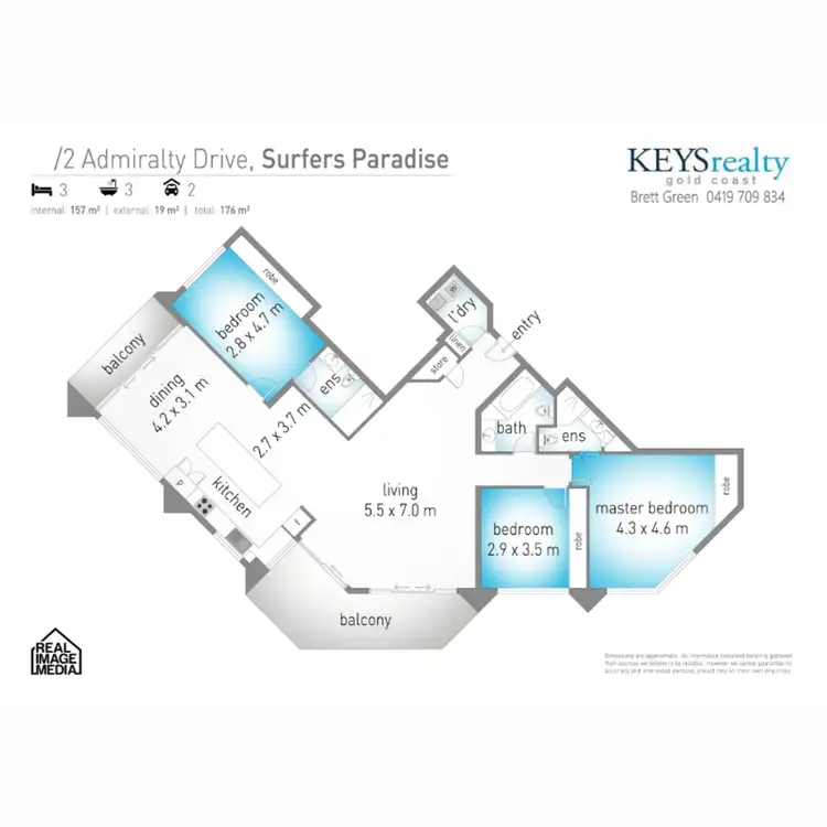 Floorplan of Homely apartment listing, 67/2 Admiralty Drive, Paradise Waters QLD 4217