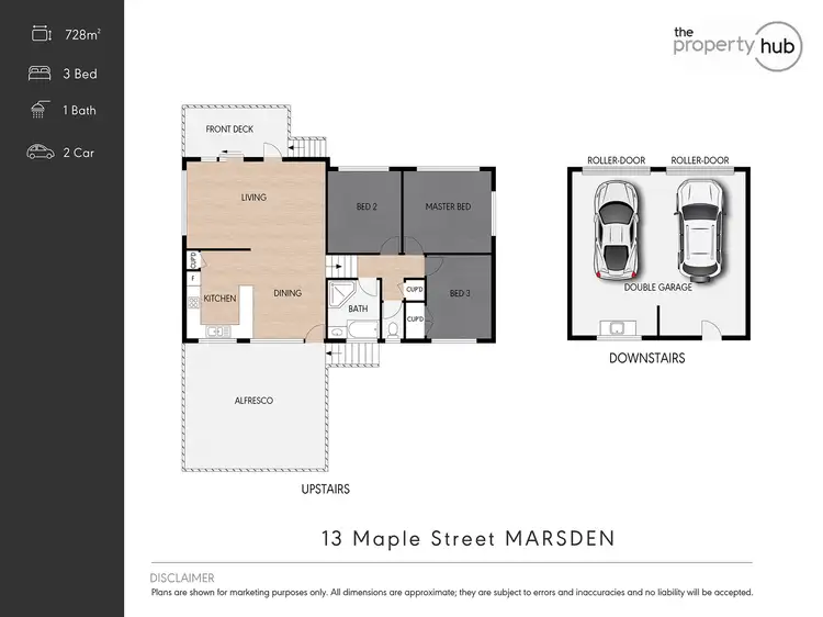 Floorplan of Homely house listing, 13 Maple Street, Marsden QLD 4132