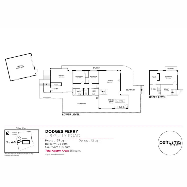Floorplan of Homely house listing, 6 Gully Road, Dodges Ferry TAS 7173