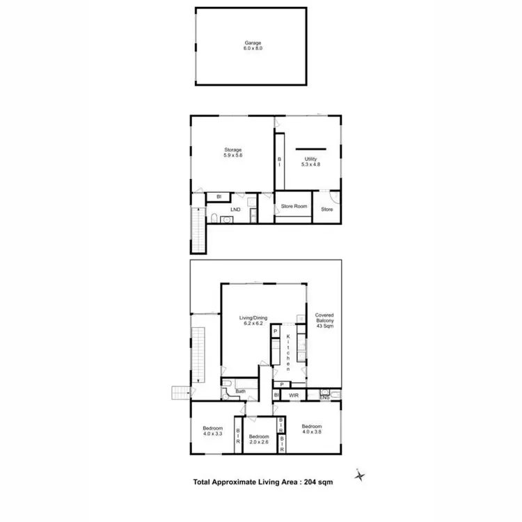 Floorplan of Homely house listing, 39 Sunshine Road, Austins Ferry TAS 7011