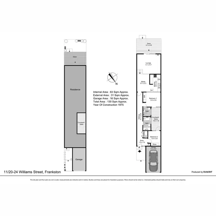 Floorplan of Homely unit listing, 11/20 Williams Street, Frankston VIC 3199