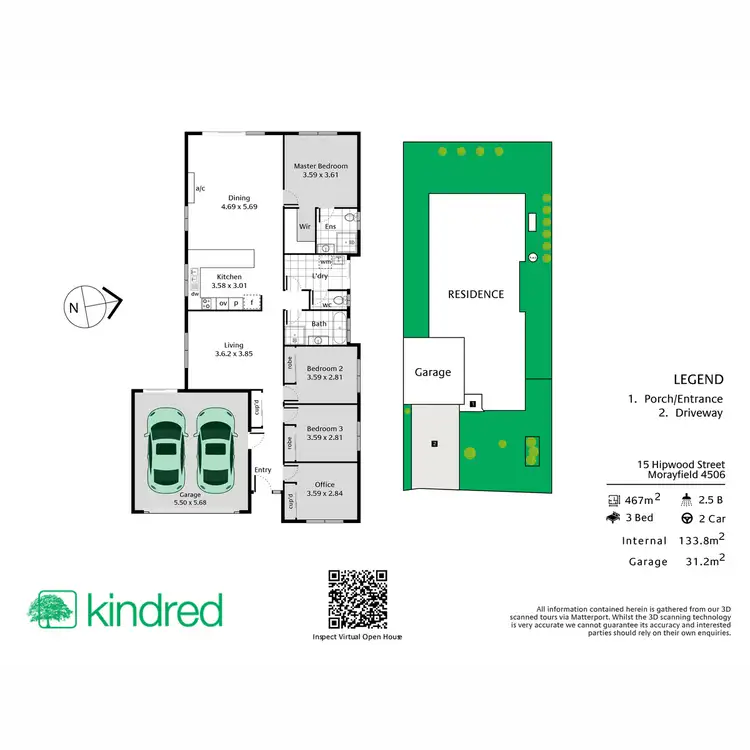 Floorplan of Homely house listing, 15 Hipwood Street, Morayfield QLD 4506