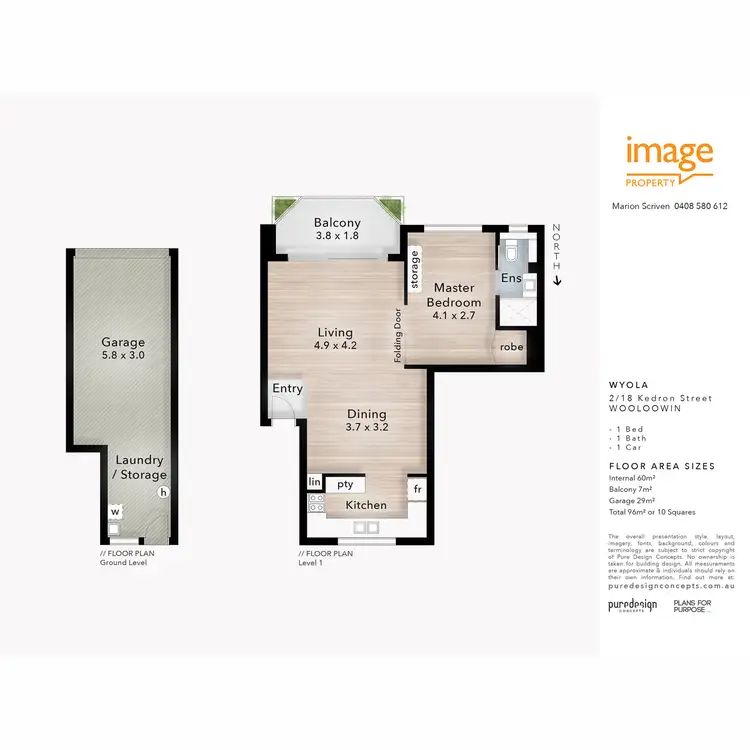 Floorplan of Homely unit listing, 2/18 Kedron Street, Wooloowin QLD 4030