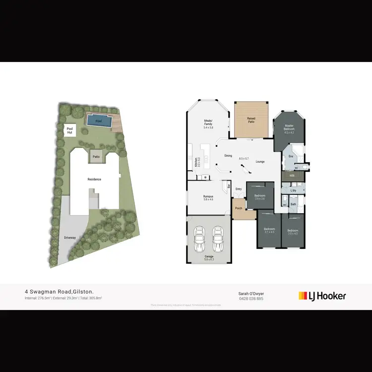 Floorplan of Homely house listing, 4 Swagman Road, Gilston QLD 4211