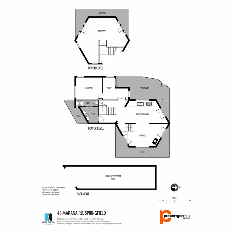 Floorplan of Homely rural property listing, 48 Marana Road, Springfield NSW 2250