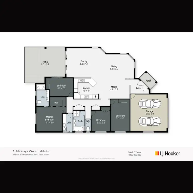 Floorplan of Homely house listing, 1 Silvereye Circuit, Gilston QLD 4211