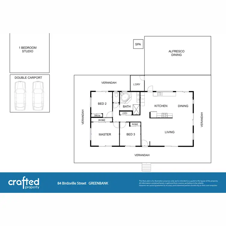 Floorplan of Homely house listing, 84 Birdsville Street, Greenbank QLD 4124
