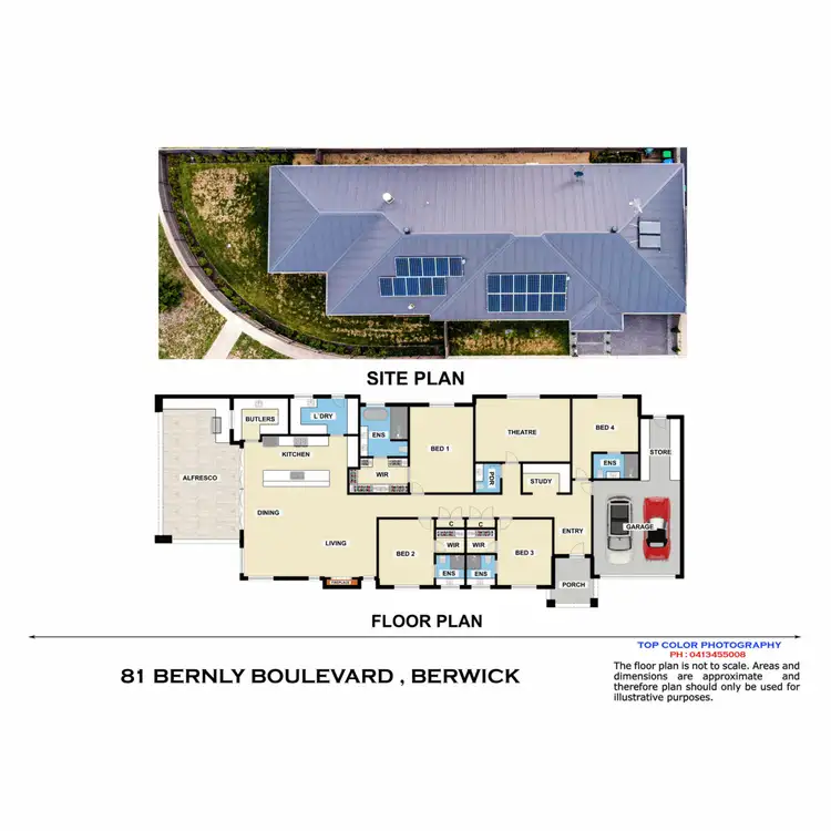 Floorplan of Homely house listing, 81 Bernly Boulevard, Berwick VIC 3806