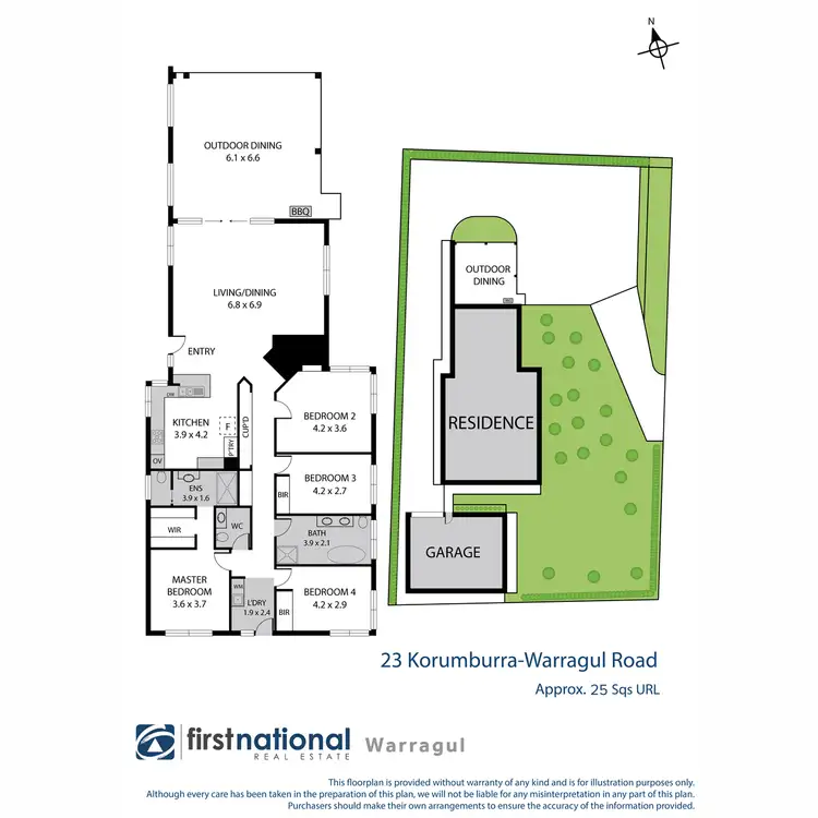 Floorplan of Homely house listing, 23 Korumburra-Warragul Road, Warragul VIC 3820