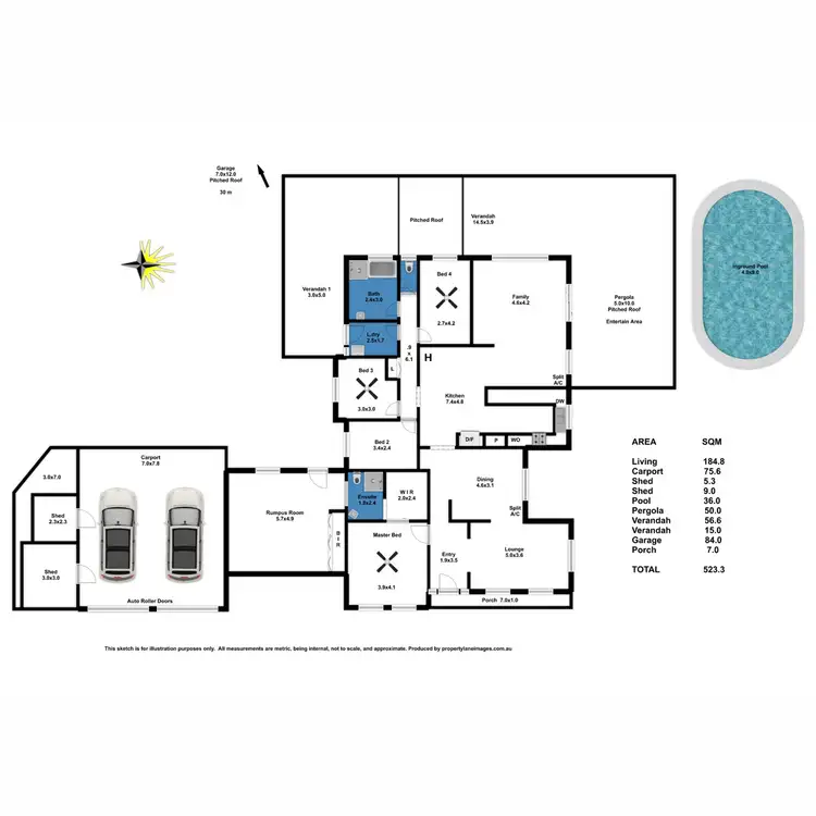 Floorplan of Homely house listing, Address available on request