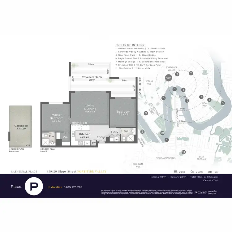 Floorplan of Homely apartment listing, E39/20 Gipps Street, Fortitude Valley QLD 4006