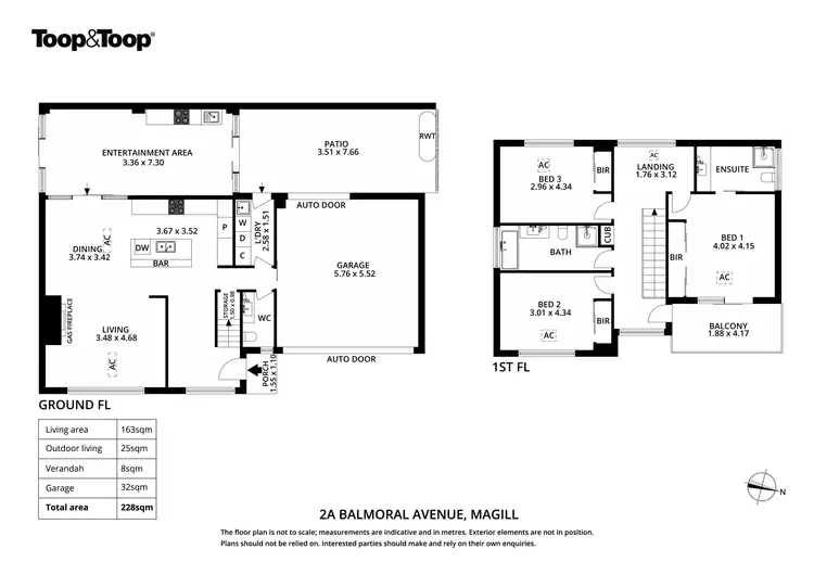Floorplan of Homely house listing, 2A Balmoral Avenue, Magill SA 5072
