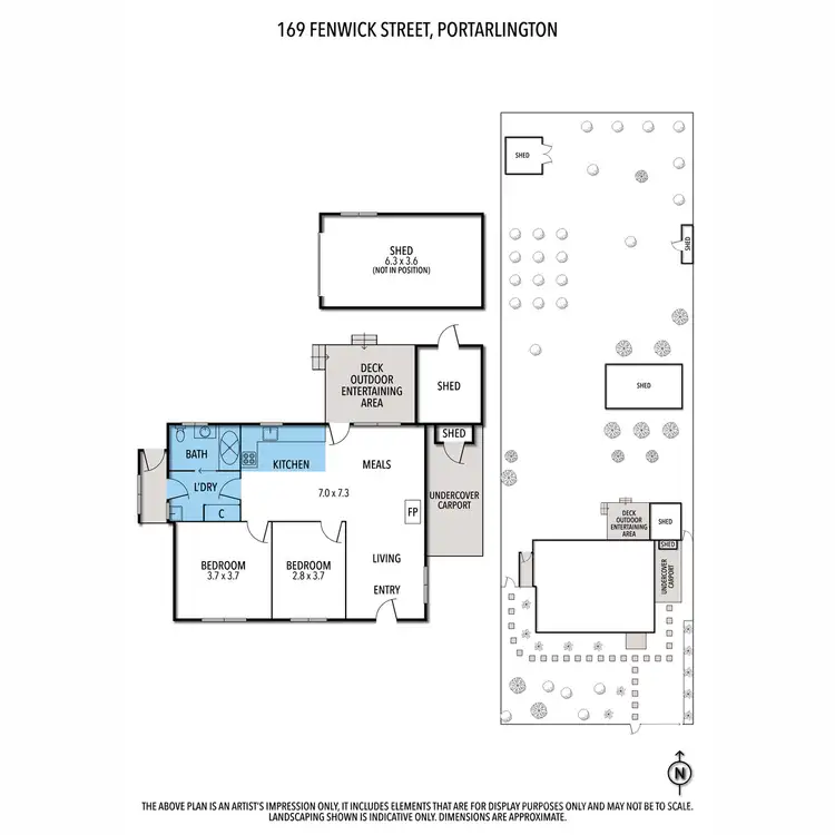 Floorplan of Homely house listing, 169 Fenwick Street, Portarlington VIC 3223
