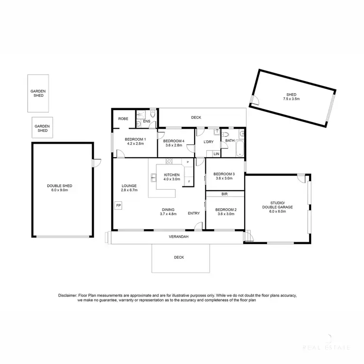 Floorplan of Homely house listing, 11 George Street, Southend SA 5280