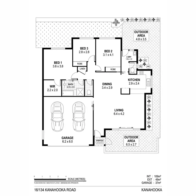 Floorplan of Homely villa listing, 16/134 Kanahooka Road, Kanahooka NSW 2530