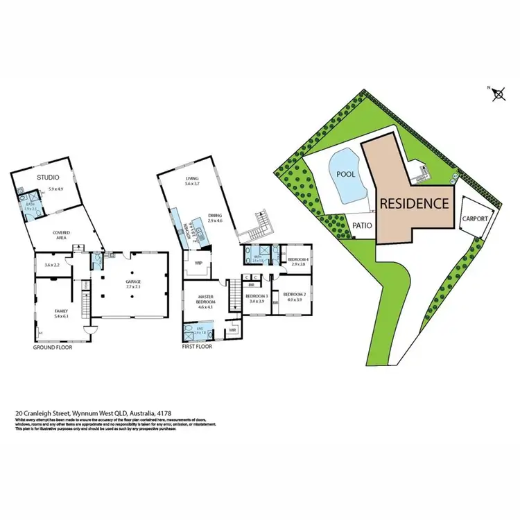 Floorplan of Homely house listing, 20 Cranleigh Street, Wynnum West QLD 4178