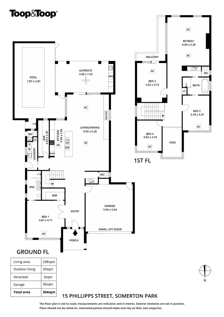 Floorplan of Homely house listing, 15 Phillipps Street, Somerton Park SA 5044