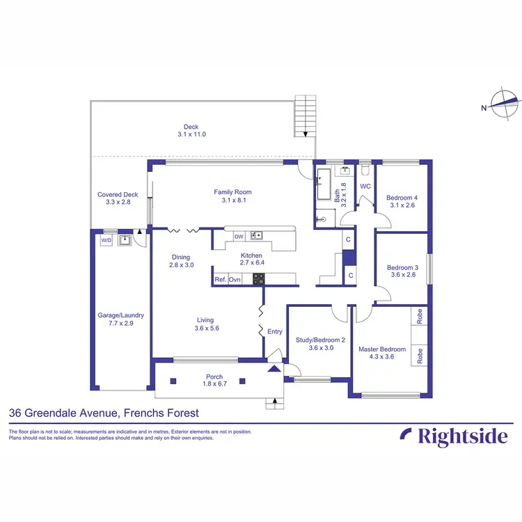 Floorplan of Homely house listing, 36 Greendale Avenue, Frenchs Forest NSW 2086