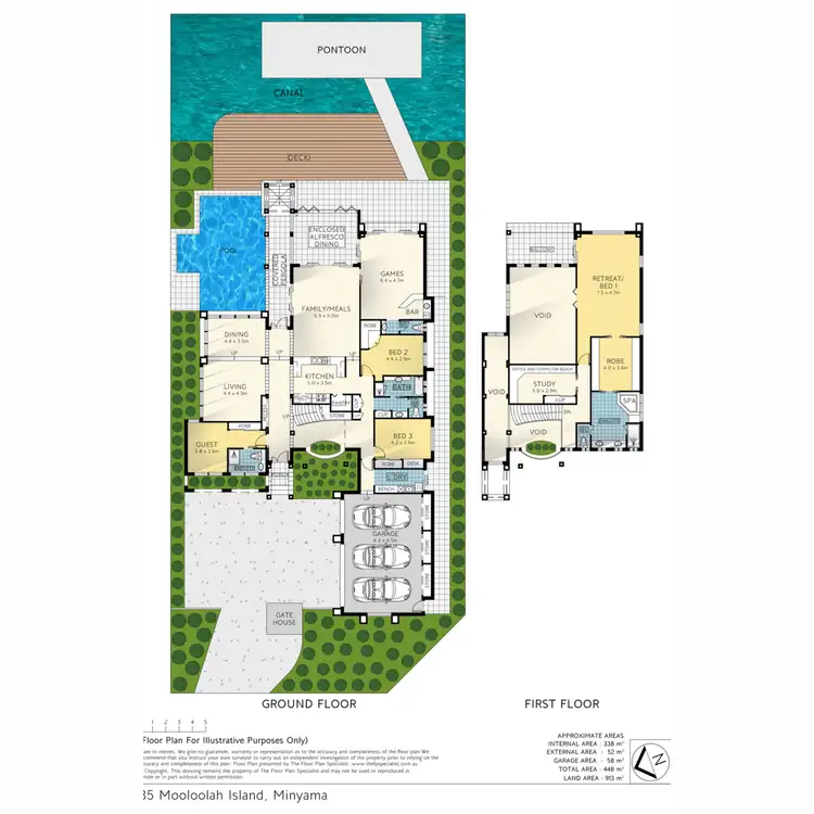 Floorplan of Homely house listing, 35 Mooloolah Island, Minyama QLD 4575