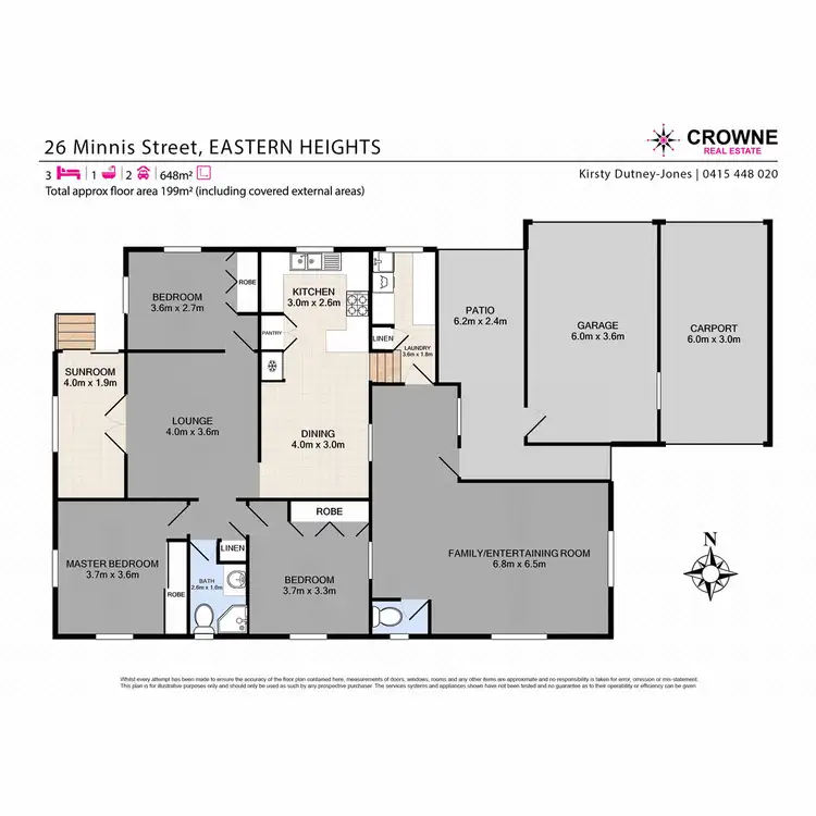 Floorplan of Homely house listing, 26 Minnis Street, Eastern Heights QLD 4305