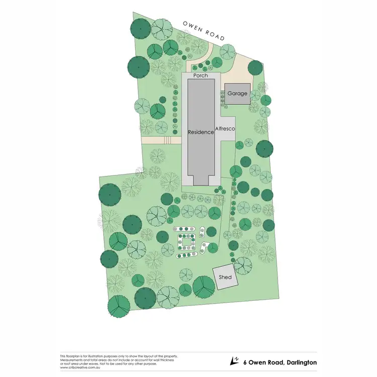 Floorplan of Homely house listing, 6 Owen Road, Darlington WA 6070