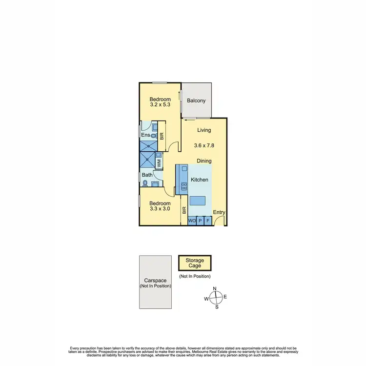Floorplan of Homely apartment listing, 101/166 Gertrude Street, Fitzroy VIC 3065
