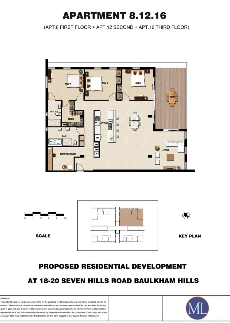Floorplan of Homely apartment listing, 12/18-20 Seven Hills Road, Baulkham Hills NSW 2153