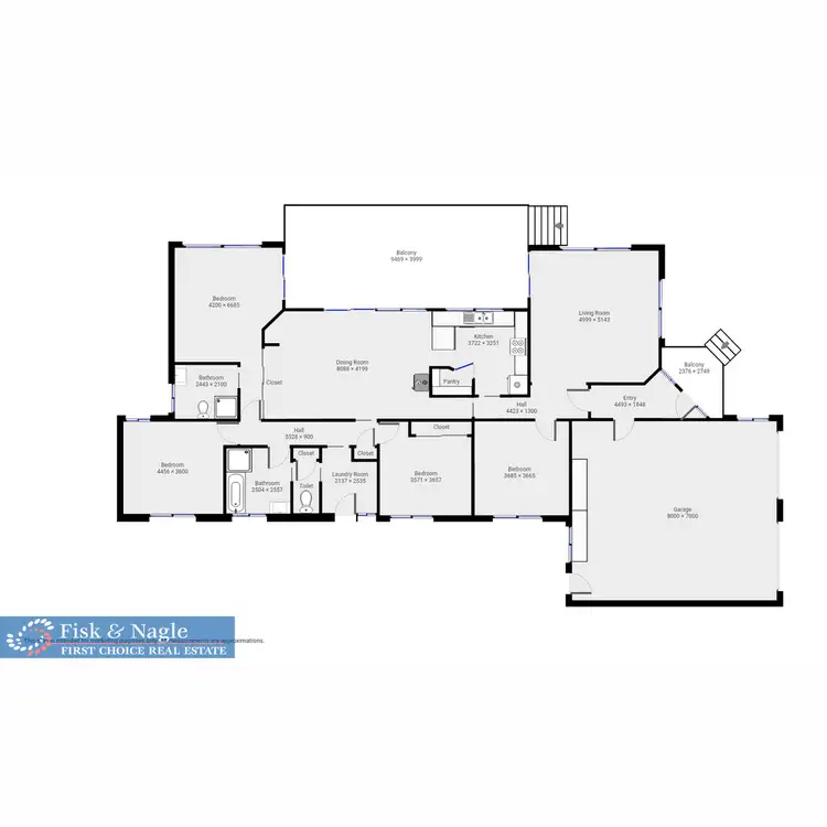 Floorplan of Homely house listing, 3 Burgess Place, Bega NSW 2550