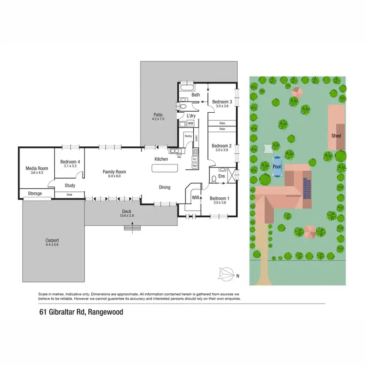 Floorplan of Homely rural property listing, 61 Gibraltar Road, Rangewood QLD 4817