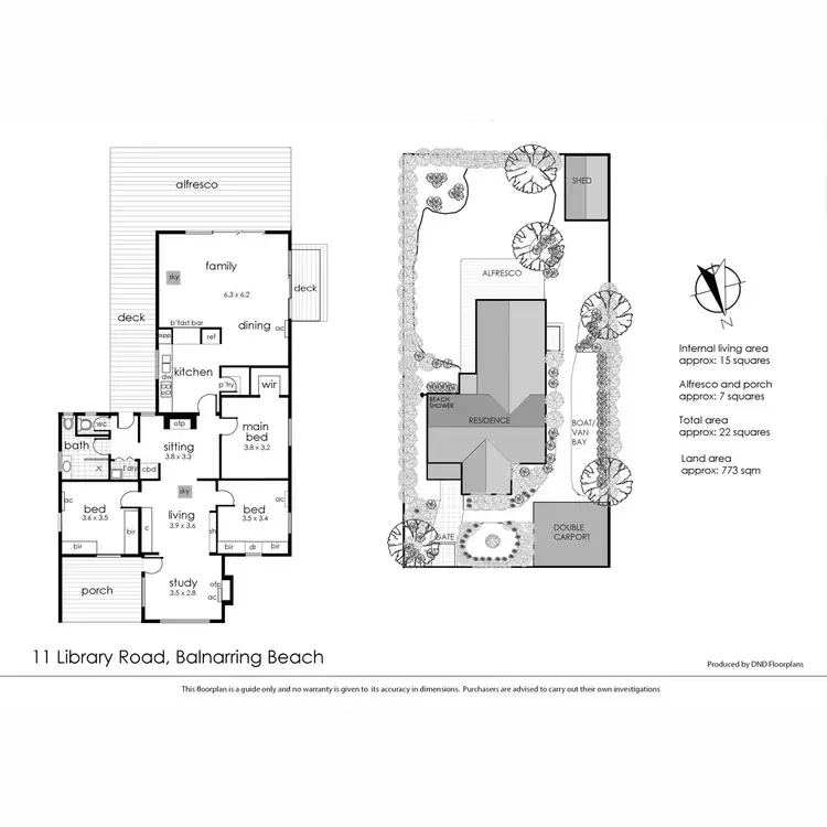 Floorplan of Homely house listing, 11 Library Road, Balnarring Beach VIC 3926