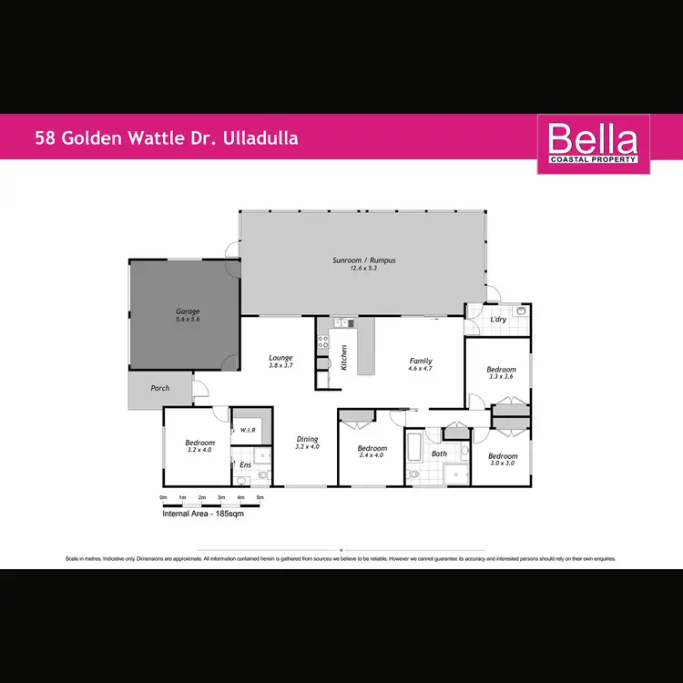 Floorplan of Homely house listing, 58 Golden Wattle Drive, Ulladulla NSW 2539