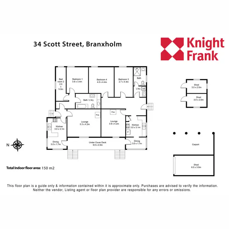 Floorplan of Homely house listing, 34 Scott Street, Branxholm TAS 7261