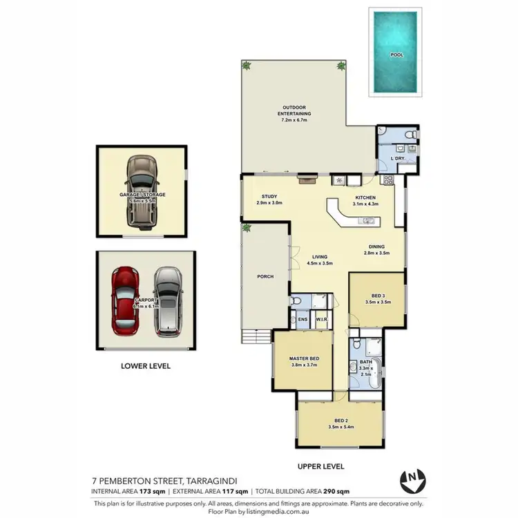 Floorplan of Homely house listing, 7 Pemberton Street, Tarragindi QLD 4121