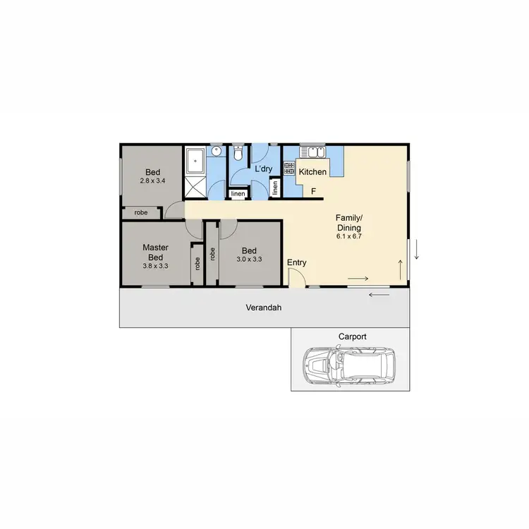 Floorplan of Homely house listing, 10 Lombardy Avenue, Dromana VIC 3936