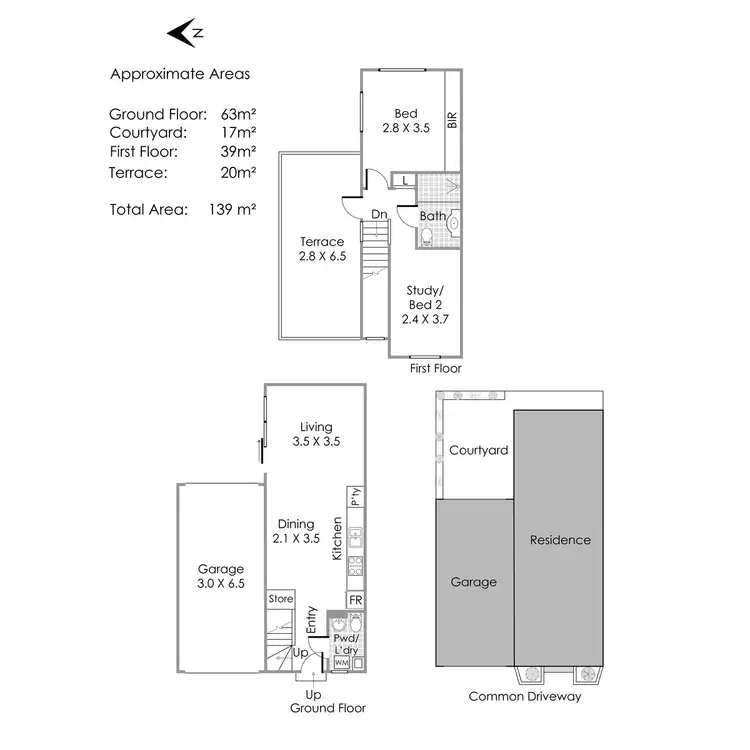 Floorplan of Homely unit listing, 3/197 Clontarf Road, Hamilton Hill WA 6163
