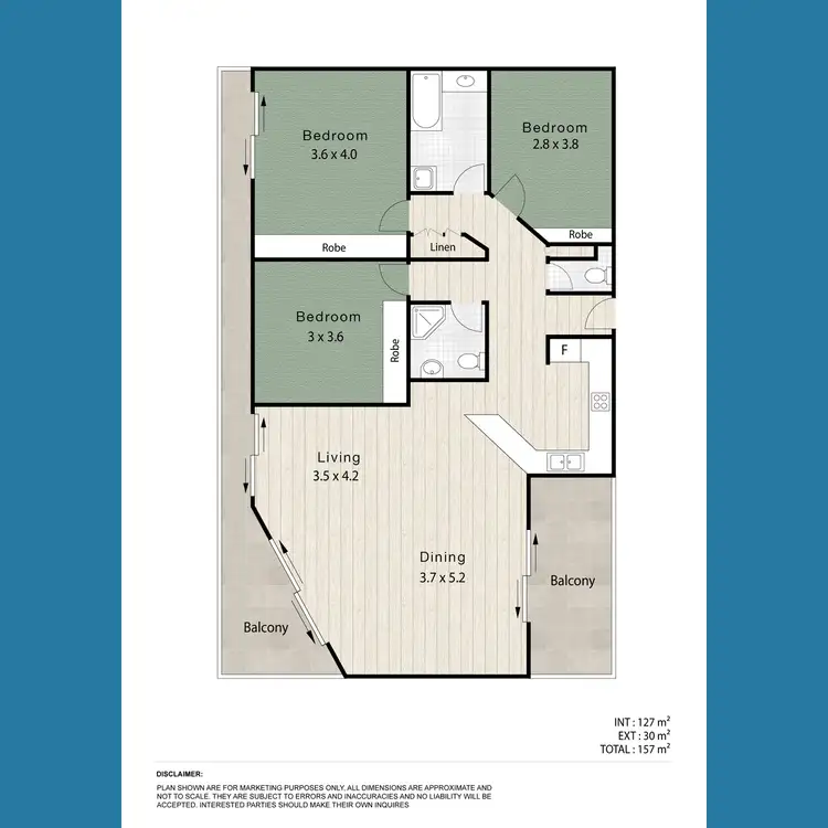 Floorplan of Homely unit listing, 3/155 Ryans Road, Nundah QLD 4012