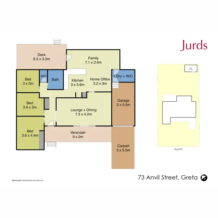 Floorplan of Homely house listing, 73 Anvil Street, Greta NSW 2334